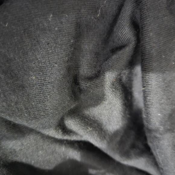 ASOS Fringe Bodysuit Black Plunge V Neck Long Sleeve Stretch Statement Blouse 6 - Picture 13 of 13